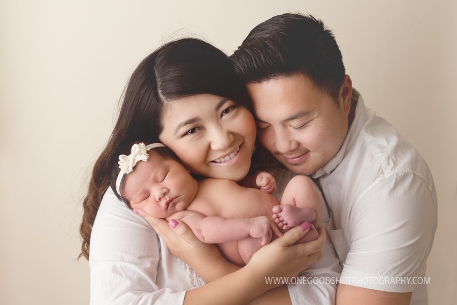 Mommy, Daddy, and Newborn, Family Picture