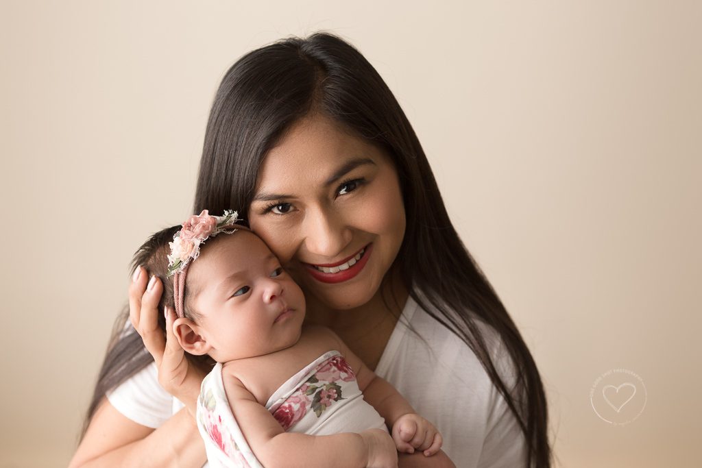 Newborn Girl, New Mom, Fresno Newborn Photographer 