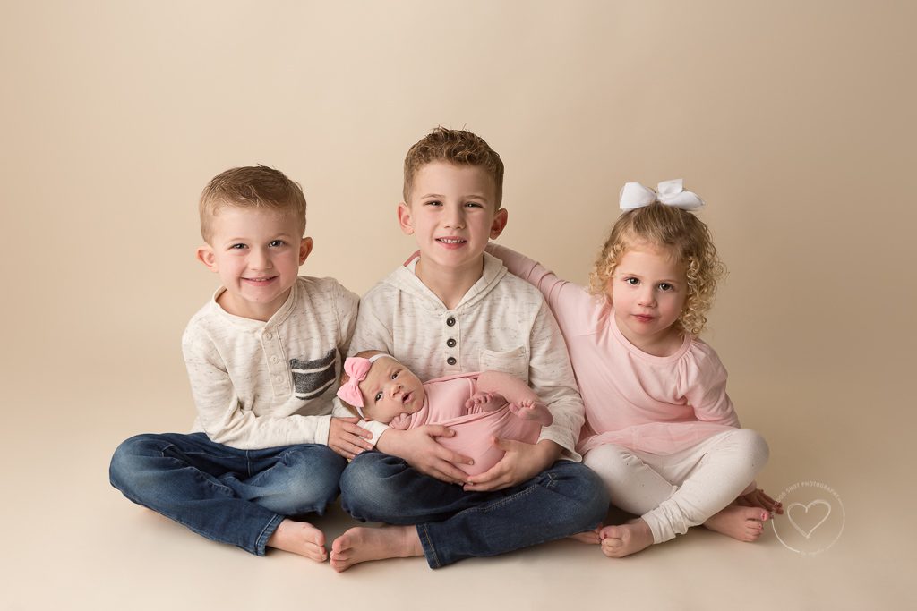 Siblings, Newborn Baby, Fresno Photographer