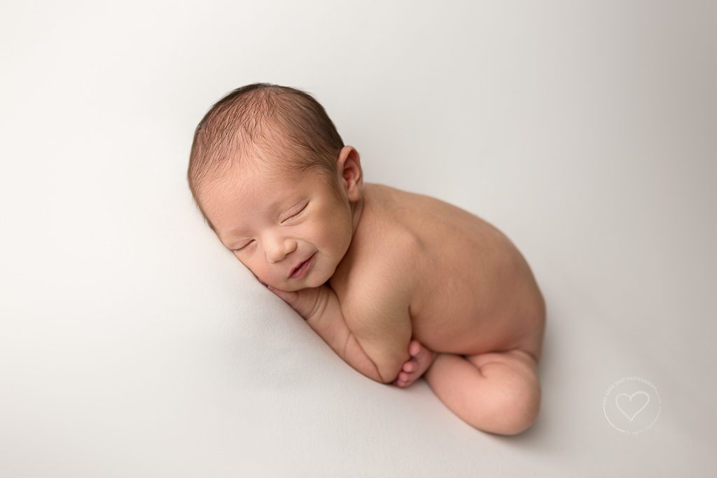 Newborn boy photos, Fresno Photographer, One Good Shot Photography, womb pose