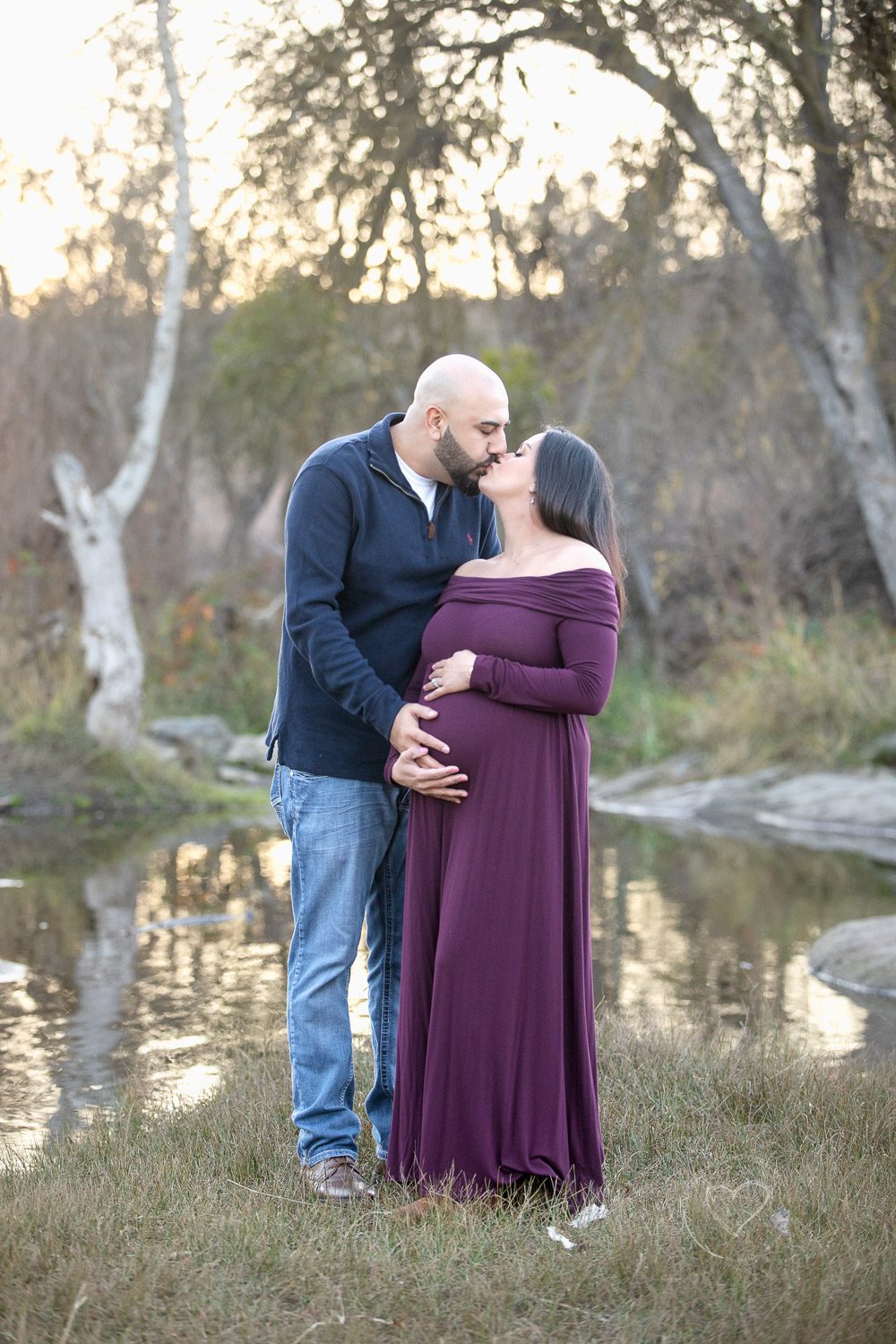 Husband and Wife Maternity Photos, Fresno Photographer